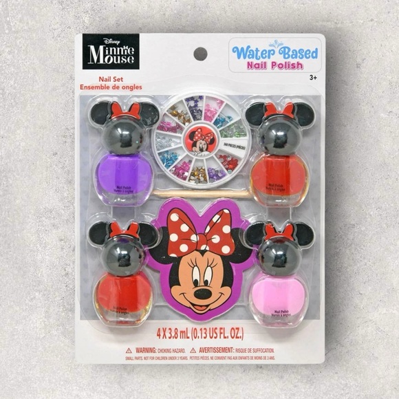 New Minnie Mouse Nail Set - Picture 1 of 3
